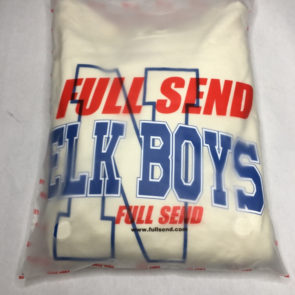 Nelk Boys Collegiate Hoodie Full Send Size XL